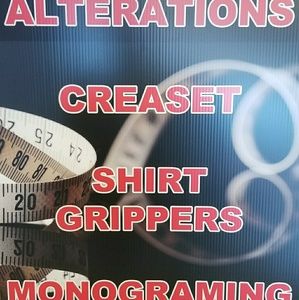 Alteration. Suits.shirts.tishirts.tie.all slim